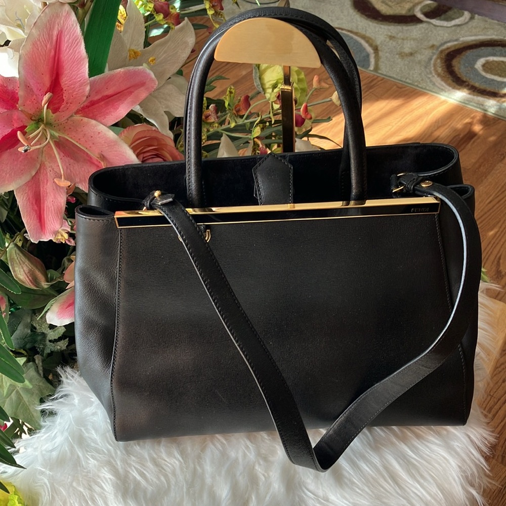 FENDI 2jours black 2 way stunningly chic purse Authenticated by PoshMark